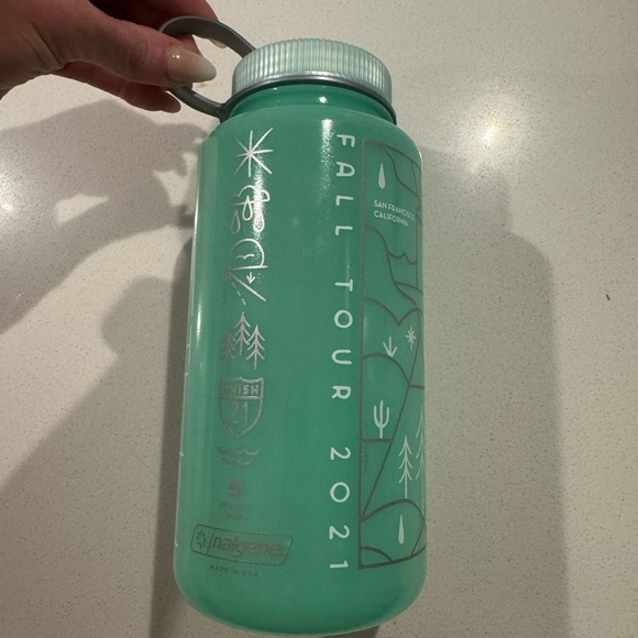 Phish Fall Tour 2021 Teal Nalgene Water Bottle NWOT - Picture 1 of 3